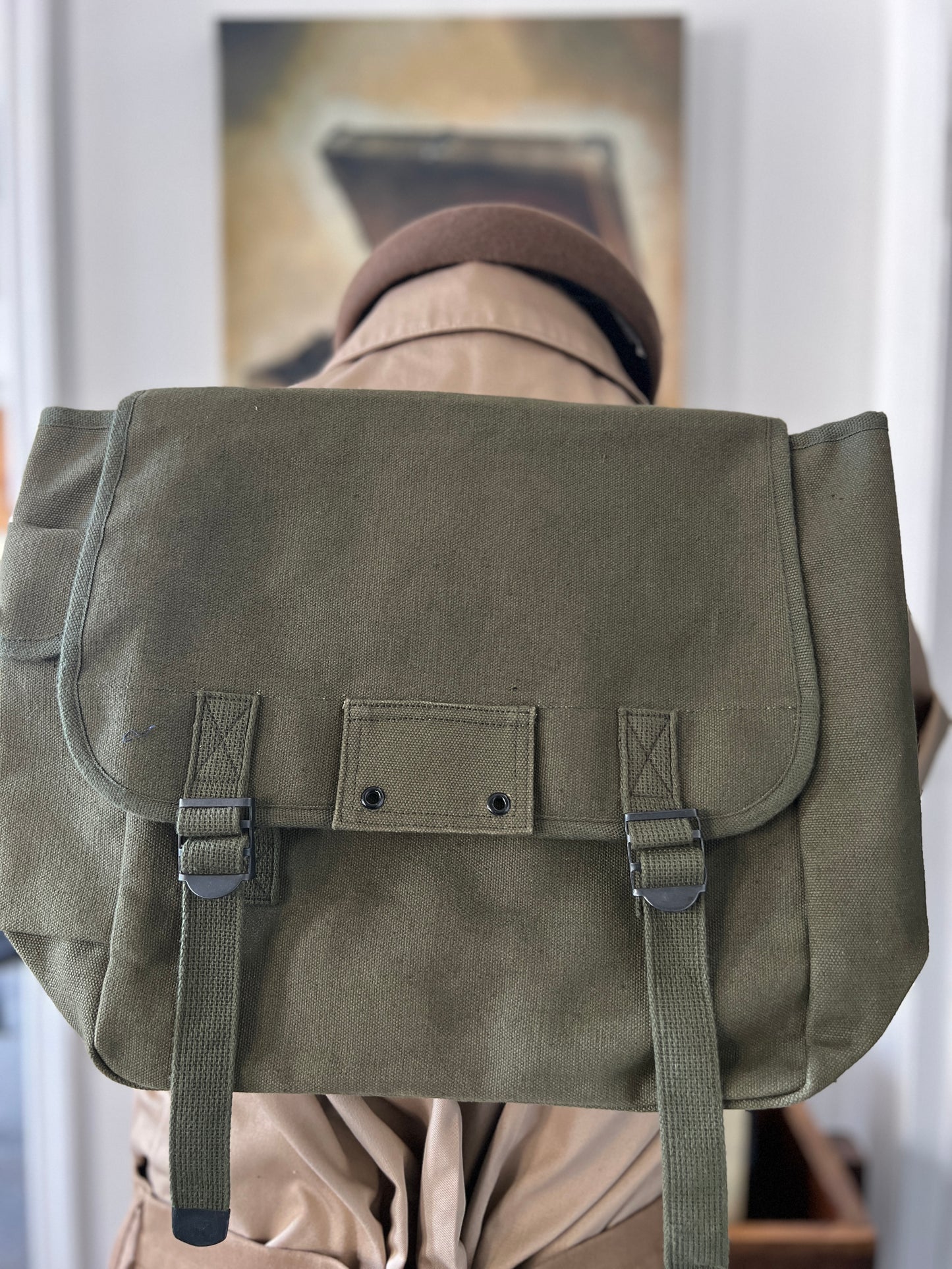 Military Canvas Satchel/Backpack
