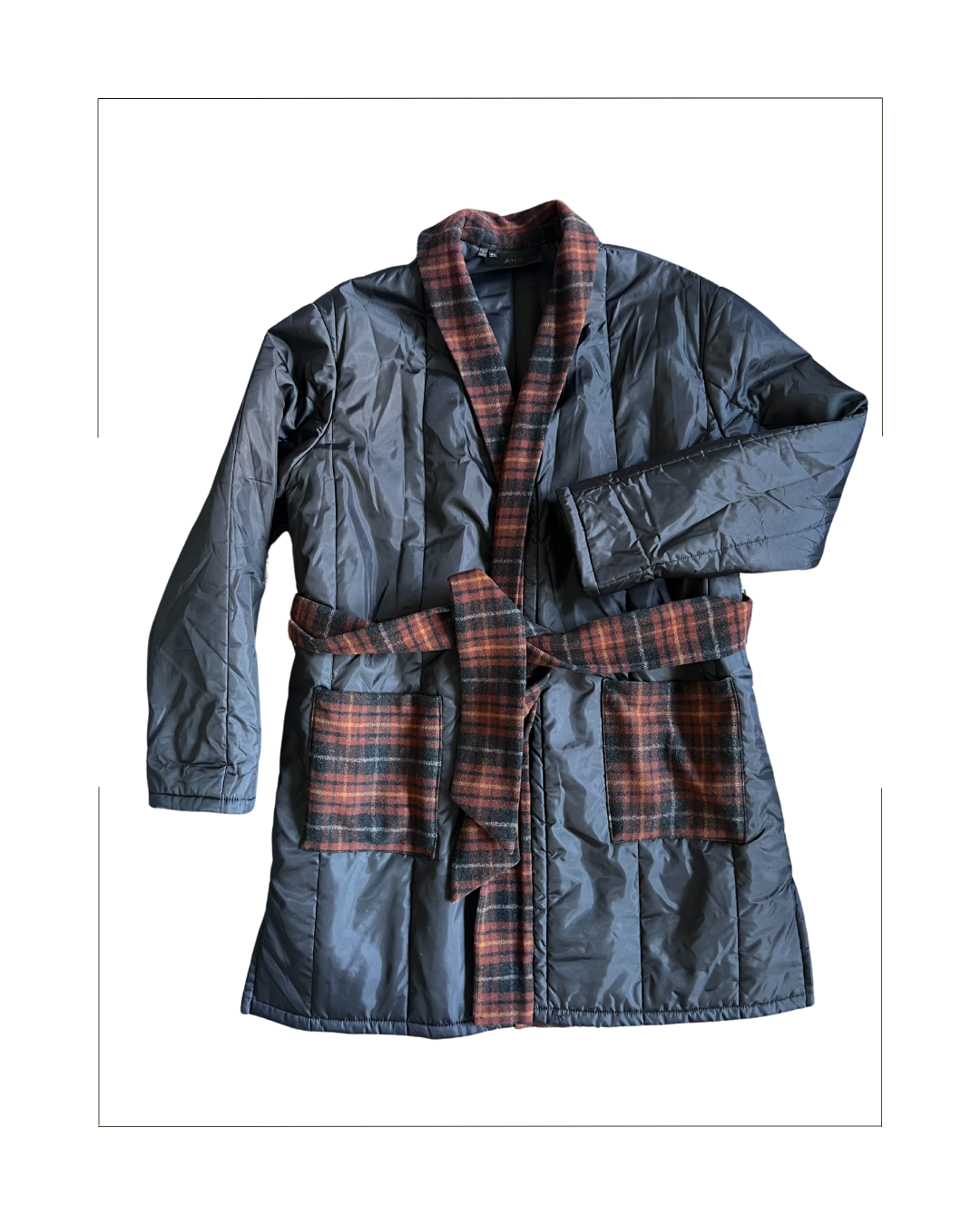 Full Circle Collection Quilted Tunic Coat with Wool