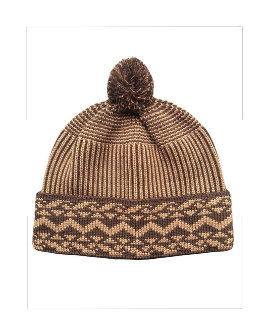 Beanie Abstract Brown